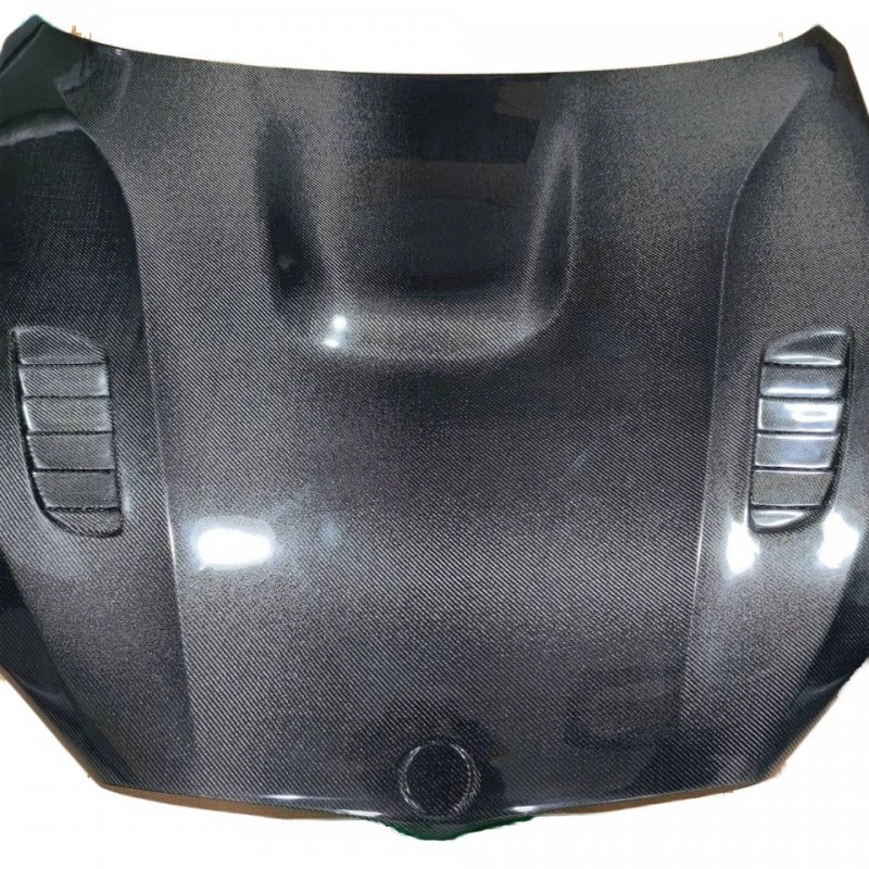 New JR Brand for X5 Carbon Fiber Engine Hood Open Hole Cover Clips 1 Year Warranty for Car Modification Parts Universal Fitment
